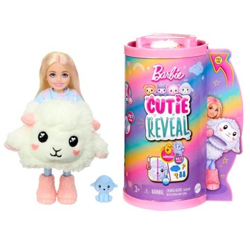 Barbie Cutie Reveal Lalka Chelsea Owieczka + zwierzątko HKR18