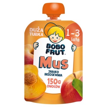 Пюре Bobo Frut Десертик яблуко персик для дітей 150 г