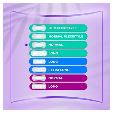 Always Daily Fresh Normal, 0% ароматизаторов и красителей, 60X