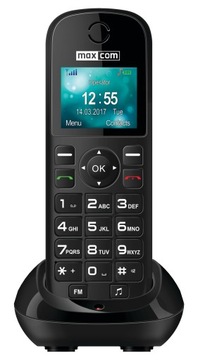 Мобильный телефон для пожилых людей MAXCOM Comfort MM35D Большие клавиши Настольный