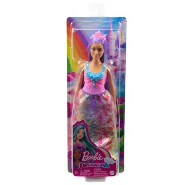 Lalka Mattel Barbie Dreamtopia Księżniczka fioletowe włosy