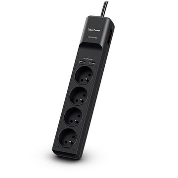Listwa przeciwprzepięciowa CyberPower USB 4gniazda