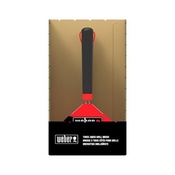 weber Weber Trójstronna szczotka do czyszczenia rusztów, długość 30 cm