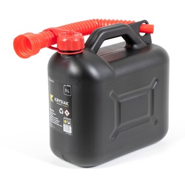 KANISTER NA PALIWO BENZYNĘ OLEJ BANIAK ZBIORNIK DO PALIWA 5L Z LEJKIEM