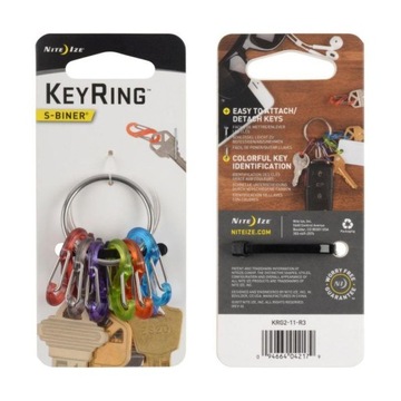 Брелок-органайзер KeyRing S-Biner NI KRG2-11-R3