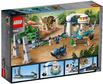 LEGO Jurassic World 75937 Атака трицератопса