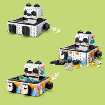 LEGO Dots 41959 КОНТЕЙНЕР «ПАНДА» ПОДАРОК ​​ДЛЯ ДЕТЕЙ 5, 6, 7, 8, 9, 10, 11 ЛЕТ