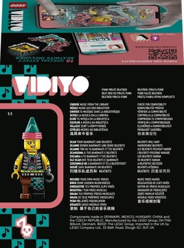 LEGO VIDIYO Битбокс пирата панка 43103 43103