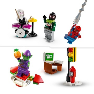 Lego Marvel Spider-Man Man Advent Calendar 2024, сборка Рождества