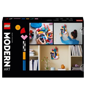 Оригинальный LEGO 31210 Art — кубики современного искусства, 805 деталей, НОВИНКА