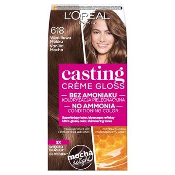 LOREAL CASTING CREME GLOSS 618 Waniliowa Mokka
