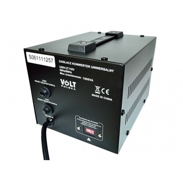 Трансформатор VOLT POLSKA 230В/110В 1000ВА
