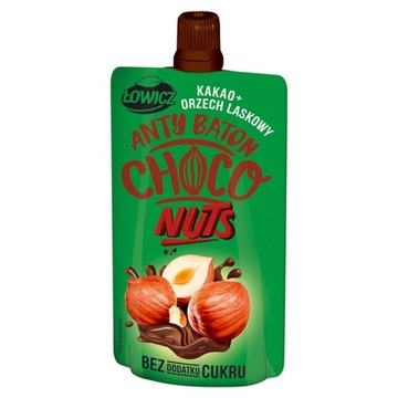 Łowicz Anty Baton Choco Cookies Mus orzechowy 100g