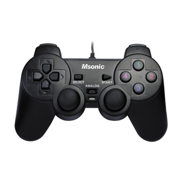 Gamepad czarny Msonic MN3329BK