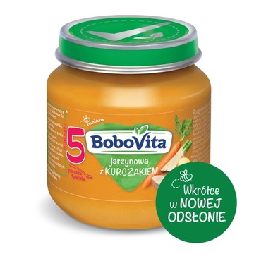 БобоВита овощная с курицей 125г 5 месяцев+