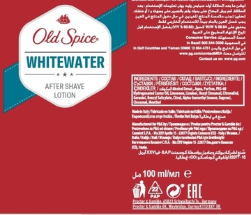 OLD SPICE WHITEWATER WODA PO GOLENIU 100 ml