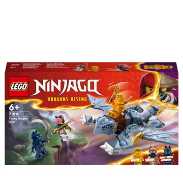 Блоки LEGO NINJAGO Маленький дракон Рию / 71810 + подарочный пакет