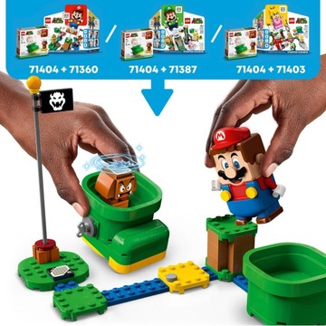 ОБУВЬ LEGO MARIO GOOMBY — РАСШИРЕННЫЙ НАБОР 71404