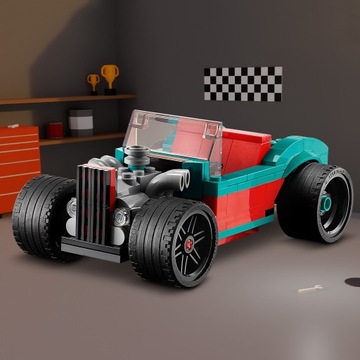 LEGO CREATOR 31127 СПОРТИВНЫЙ ГОНОЧНЫЙ АВТОМОБИЛЬ 3 В 1