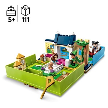 LEGO ПОДАРОК ​​ДЛЯ ДЕТЕЙ 5 И 6 ЛЕТ Кирпичики Disney 43220 Книга приключений + СУМКА
