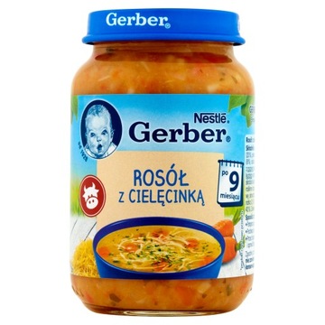 Nestlé Gerber Rosół z cielęcinką po 9 miesiącu