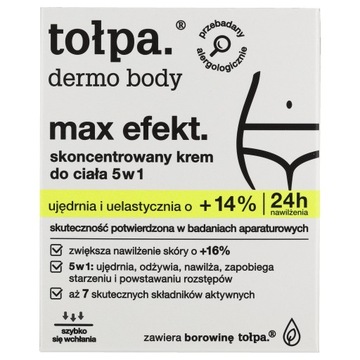 dermo body max efekt skoncentrowany krem do ciała 5w1 250 ml