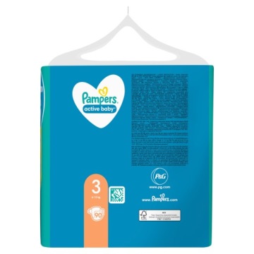 Одноразовые подгузники Pampers Active Baby Size 3 6-10 кг 90 шт.