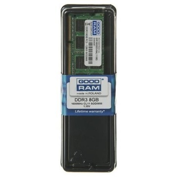 Pamięć 8GB Goodram DDR3L 12800s 1600MHz PC3L 1.35v