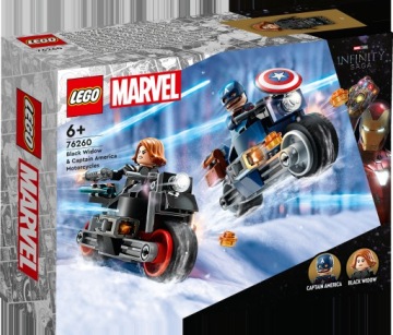 LEGO MARVEL 76260 ЧЕРНАЯ ВДОВА И КАПИТАН АМЕРИКА