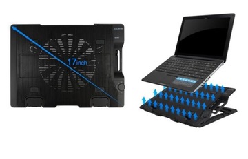 Podstawka chłodząca pod laptopa Zalman ZM-NS2000 Black