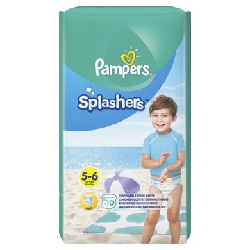 Pampers Do Pływania Splashers 5 Junior 14kg+ 10szt