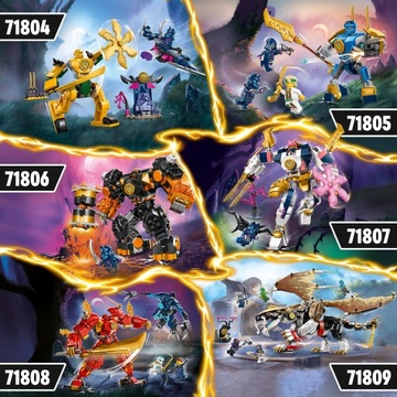 LEGO Ninjago Робот элементаля земли Коула 71806 + СУМКА И КАТАЛОГ Кирпичиков LEGO
