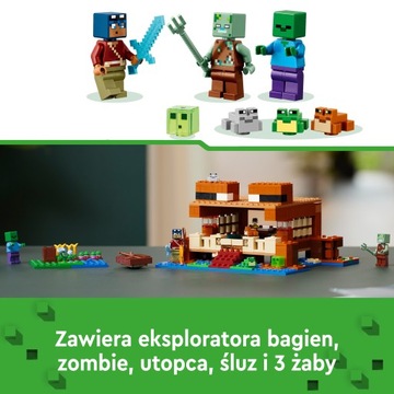 LEGO Minecraft 21256 Домик-лягушка