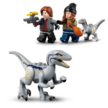 Lego JURRASIC WORLD Велоцираптор в плену