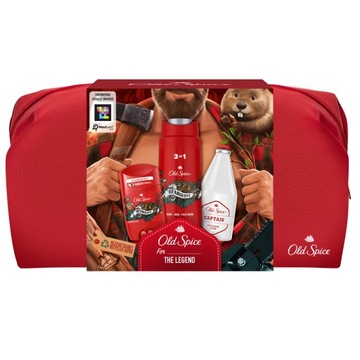 ZESTAW OLD SPICE BEARGLOVE 4W1 SZTYFT + ŻEL + WODA PO GOLENIU + KOSMETYCZKA