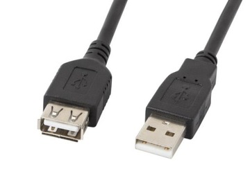 USB - USB-C кабель Lanberg 2.0 1м черный