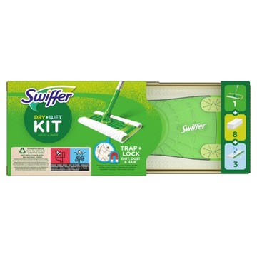 Swiffer Zestaw startowy mop + wkłady 8 suchych, 3 mokrych