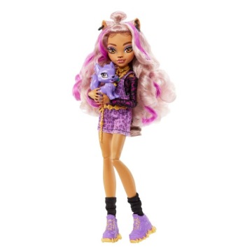 НАБОР КУКОЛ MONSTER HI CLAWDEEN WOLF, АКСЕССУАРЫ HHK52