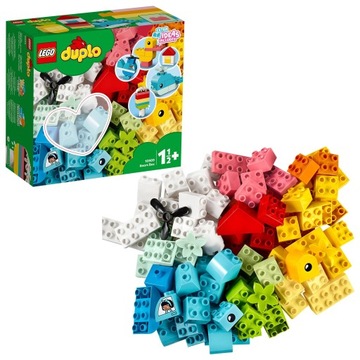 LEGO Duplo 10909 Коробка-сердечко «Мои первые большие 80 кубиков» 2+