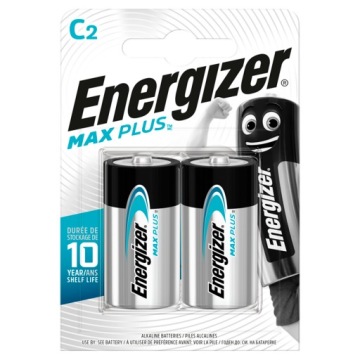 2 батарейки ENERGIZER MAX PLUS LR14 C