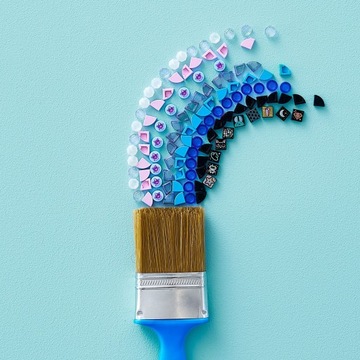 LEGO 41803 DOTS DOTS series 8 аксессуары, брелоки