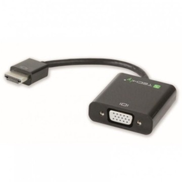 TECHLY HDMI - VGA - аудио 3,5 мм - microUSB HDMI (вилка) - адаптер VGA