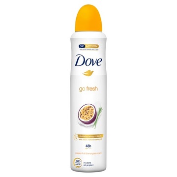 DOVE GO FRESH PASSION FRUIT LEMONGRASS SCENT 250ml antyperspirant spray