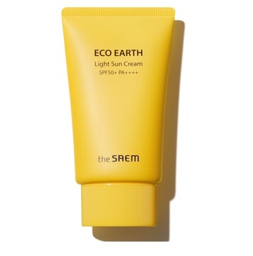 Солнцезащитный крем THE SAEM Eco Earth Light SPF50+ с фильтром SPF 50, 50мл