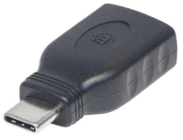 Manhattan Przejściówka ADAPTER USB-C 3.2 GEN1 5GBPS 3A NA USB-A M/F
