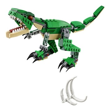 LEGO CREATOR Мощные динозавры 3 в 1 Птеродактиль Ти-Рекс Трицератоп 174 кубика