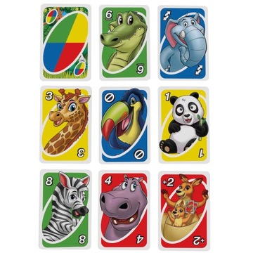 UNO JUNIOR - СЕМЕЙНАЯ КАРТОЧНАЯ ИГРА ДЛЯ ДЕТЕЙ 3+ - MATTEL