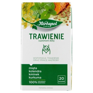 Herbata ziołowa ekspresowa Trawienie Herbapol 40 g