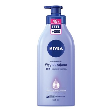 NIVEA Разглаживающее молочко для тела 625 мл с помпой