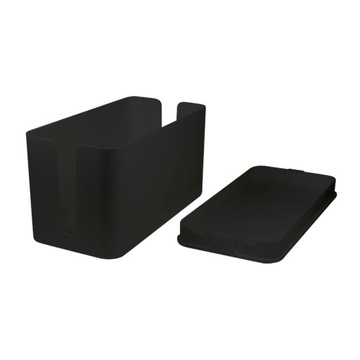 Organizer kabli Logilink Cable Box 23,5x11,5x12 cm czarny
